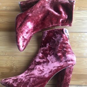 Red Velvet booties